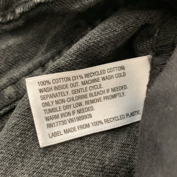 WILD FABLE SUPER HIGH RISE CUT OFF DENIM SHORTS BLACK WASH - Picture 7 of 7